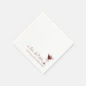 Serviette En Papier Un Tini Un Peu Plus Ancien Espresso Martini fête d (Coin)