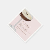 Serviette En Papier Un Tini Un Peu Plus Ancien Expresso Martini Annive (Coin)