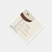 Serviette En Papier Un Tini Un Peu Plus Ancien Expresso Martini Annive (Coin)