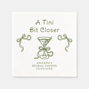 Serviette En Papier Un Tini Un peu plus près Douche nuptiale