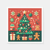 Serviette En Papier Un très joyeux Noël (Devant)