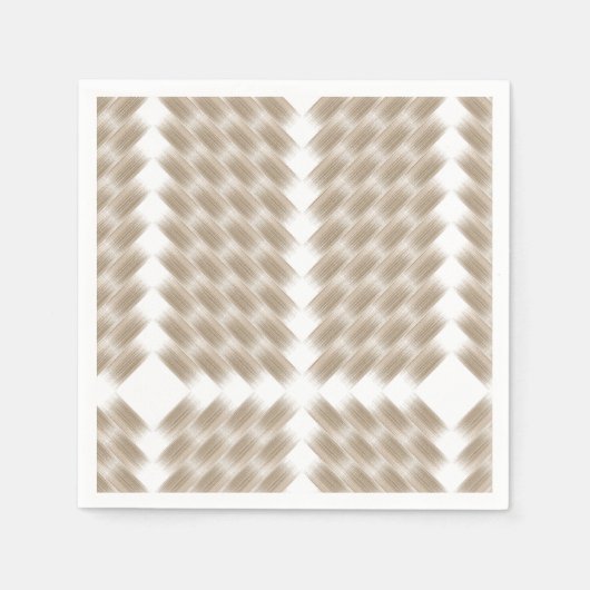 Serviette En Papier Un triangle blanc équilatéral centré sur une plain (Devant)