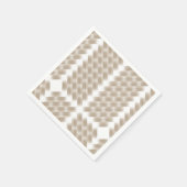 Serviette En Papier Un triangle blanc équilatéral centré sur une plain (Coin)