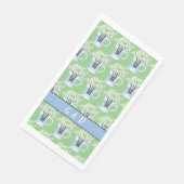 Serviette En Papier Un Vase De Marguerites (Coin)