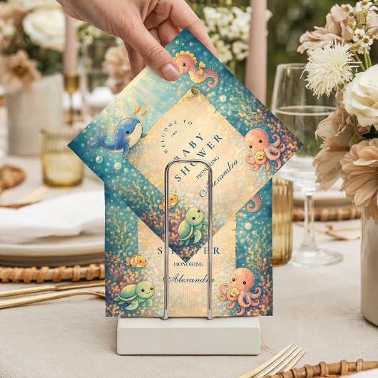 Serviette En Papier Under The Sea Baby Shower