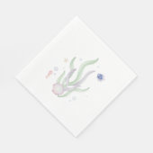 Serviette En Papier Under the Sea Napkin (Coin)