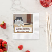 Serviette En Papier Une autre dimension (En situation)