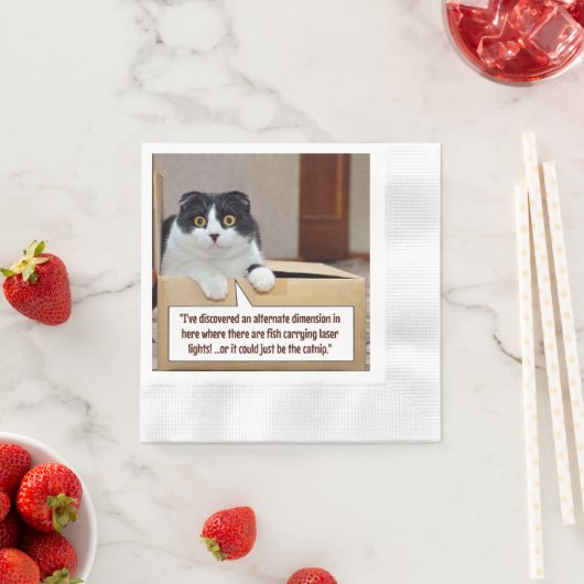 Serviette En Papier Une autre dimension (En situation)