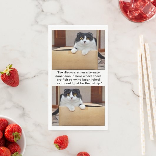 Serviette En Papier Une autre dimension (En situation)