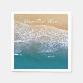 Serviette En Papier Une avec la plage (Devant)