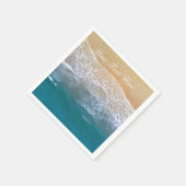Serviette En Papier Une avec la plage (Coin)