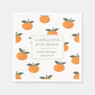 Serviette En Papier Une Baby Shower Genre Neutre pour un Petit Bout Mi