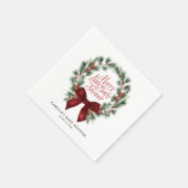 Serviette En Papier Une Baby Shower Merry Little (Coin)