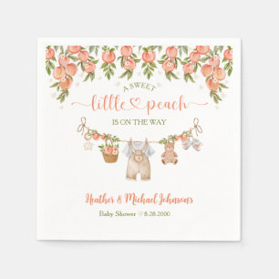 Serviette En Papier Une Baby Shower pour un Petit Garçon Douce comme u