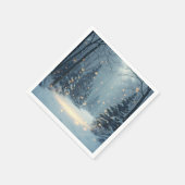 Serviette En Papier Une chaude histoire d'hiver (Coin)