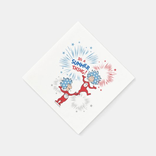 Serviette En Papier Une chose deux C'est une chose d'été (Coin)