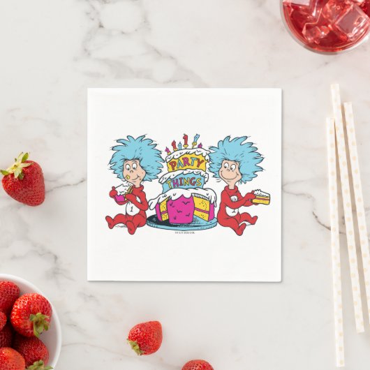 Serviette En Papier Une chose Deux choses du parti (En situation)