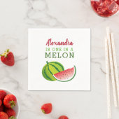 Serviette En Papier Une dans un Melon 1er fête d'anniversaire (En situation)