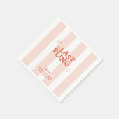 Serviette En Papier Une Dernière Bachelorette Fling (Coin)