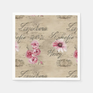 Serviette En Papier Une Ephemera Design Series 20