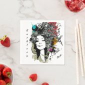 Serviette En Papier Une femme forte et dotée de moyens (En situation)