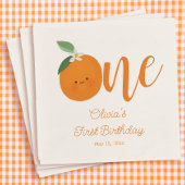 Serviette En Papier Une fête d'anniversaire de Little Cutie