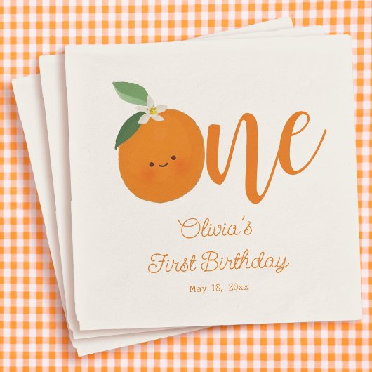 Serviette En Papier Une fête d'anniversaire de Little Cutie