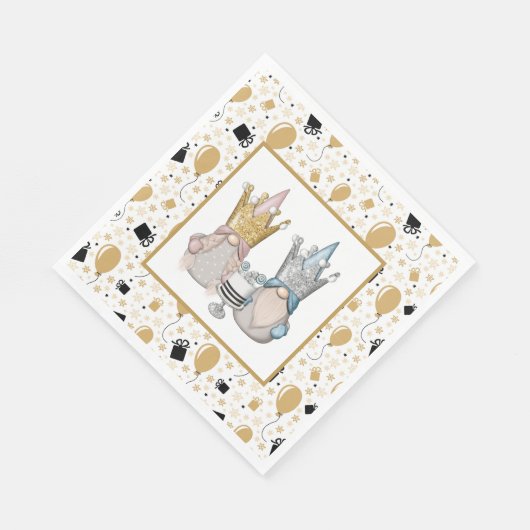 Serviette En Papier Une fête royale (Coin)