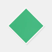 Serviette En Papier Une feuille verte vif avec des veines proéminentes (Coin)