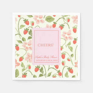 Serviette En Papier Une fille bien sucrée est en route Baby Shower