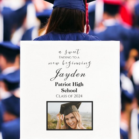 Serviette En Papier Une fin douce à une nouvelle photo de début d'étud