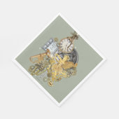 Serviette En Papier Une fois (Coin)