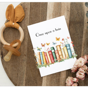 Serviette En Papier Une Fois Sur Un Livre Twin