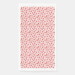Serviette En Papier Une fraise par jour éloigne le blues