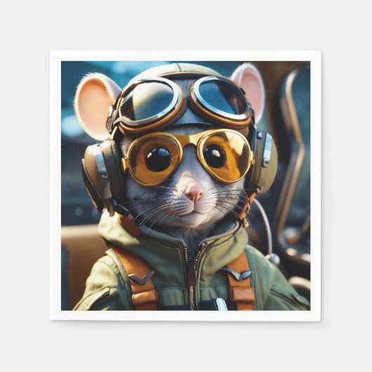 Serviette En Papier Une fusion Imaginaire douce (Devant)