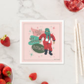 Serviette En Papier Une histoire de Noël - Je ne peux pas poser mes br (En situation)