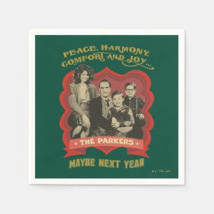 Serviette En Papier Une histoire de Noël   Paix, Harmonie, Confort & J