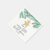 Serviette En Papier Une Jolie Petite Fête des mariées (Coin)