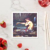 Serviette En Papier Une mermaid John William Waterhouse (En situation)