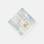 Serviette En Papier Une Mignonne Petite Souris Se Trouve En Chemin Du  (Coin)