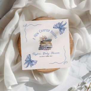 Serviette En Papier Une nouvelle étape commence Baby Shower