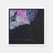 Serviette En Papier Une nuit d'été avec Sirius (Devant)