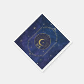 Serviette En Papier Une nuit parmi les Stars Celestial Mariage (Coin)
