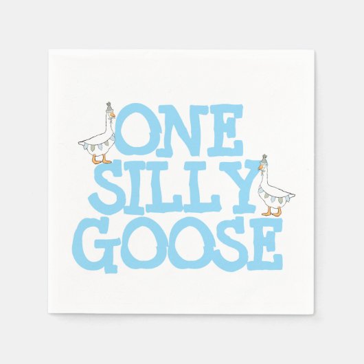 Serviette En Papier Une oie idiote (Devant)