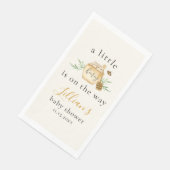 Serviette En Papier Une petite abeille arrive Bébé Shower (Coin)