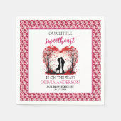 Serviette En Papier Une petite amie Valentine (Devant)