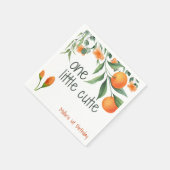 Serviette En Papier Une petite Cutie Pointe 1er Anniversaire Napkin (Coin)