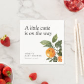 Serviette En Papier Une Petite Cutie Se Trouve Sur Le Chemin Du Baby s (En situation)