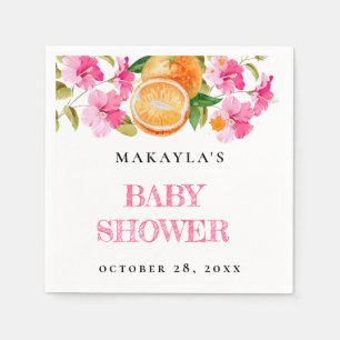 Serviette En Papier Une Petite Cutie Se Trouve Sur Le Chemin Du Baby s