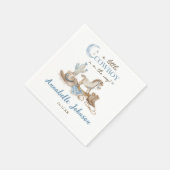 Serviette En Papier Une petite douche pour bébé cow-boy (Coin)